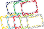 Barker Creek Self-adhesive Chevron School Name Tags, 2.75" x 3.5", 90/Set (BC3775)