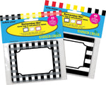 Barker Creek Self-adhesive Buffalo Plaid & Wide Stripes School Name Tags, 2.75" x 3.5", 90/Set (BC3779)
