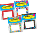 Barker Creek Groovy Self-adhesive School Name Tags, 2.75" x 3.5", 180/Set (BC3781)