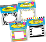 Barker Creek Chevron & Stripes Self-adhesive School Name Tags, 2.75" x 3.5", 180/Set (BC3784)