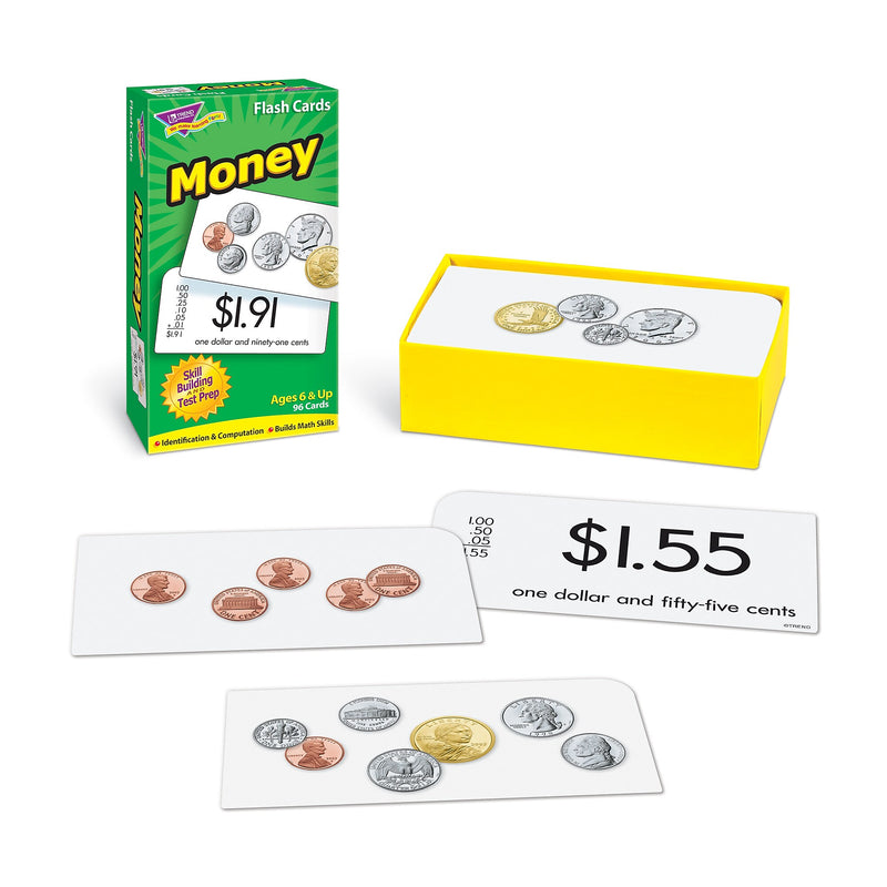 Time and Money Skill Drill Flash Cards Assortment for Grades 1-5, Pack of 192 (T-53905)
