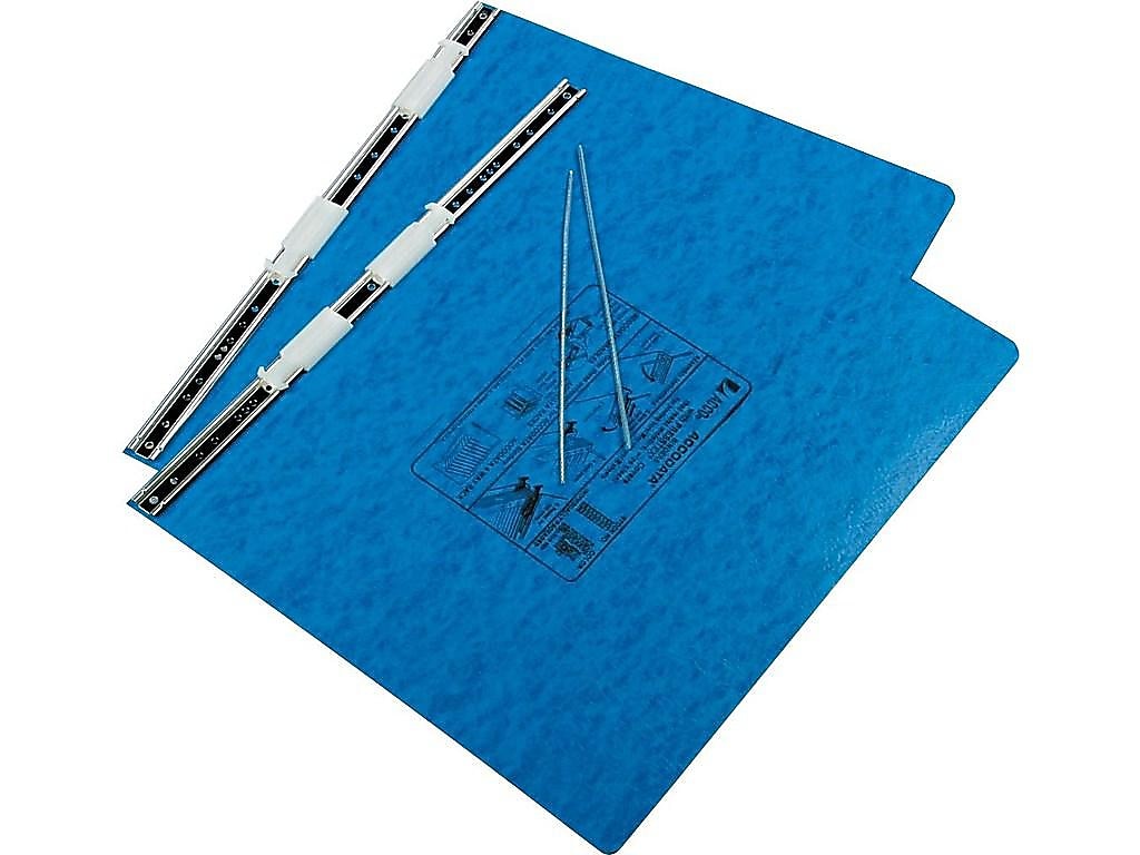 ACCO Presstex 6" Ringless Hanging Binder, Light Blue (54072)