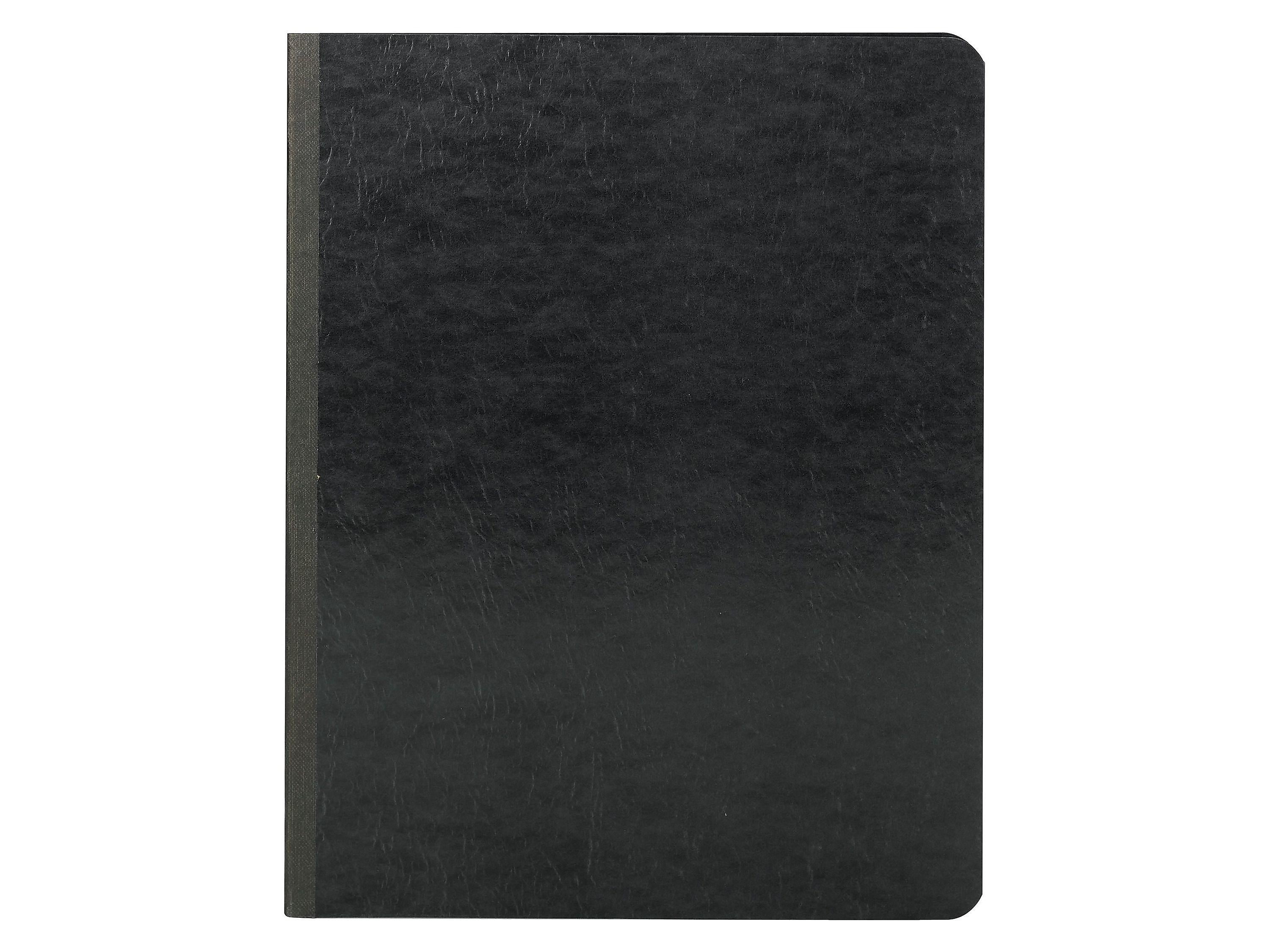 Smead Premium Pressboard 2-Prong Report Cover, Letter Size, Black (81152)