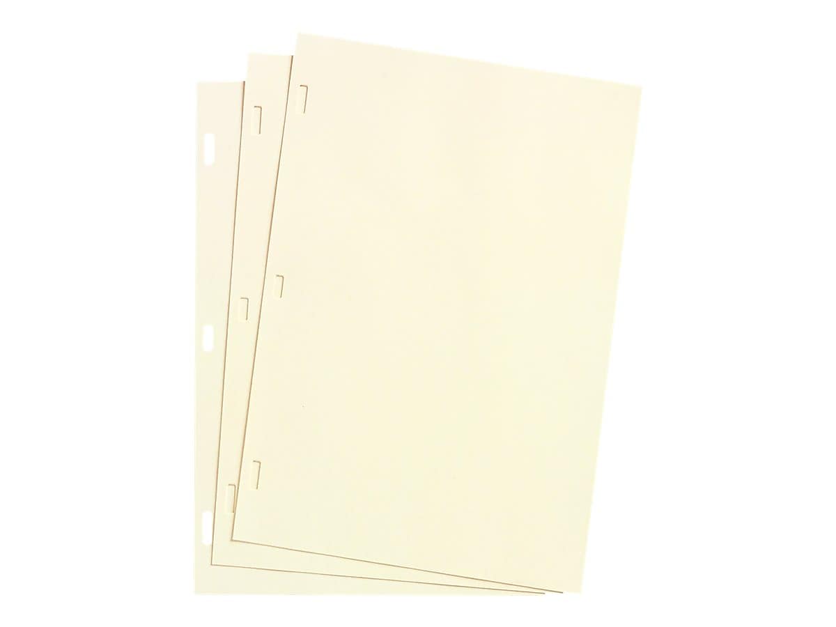 Wilson Jones Ledger Paper, 8.5" x 11", Ivory, 100 Sheets/Box (W901-10)