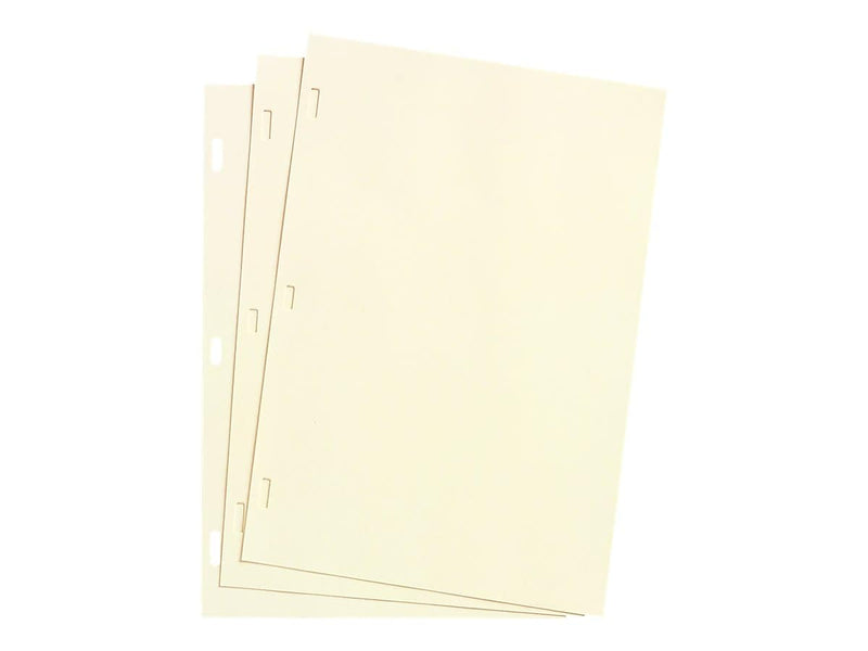 Wilson Jones Ledger Paper, 8.5" x 11", Ivory, 100 Sheets/Box (W901-10)