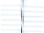 National Brand 1-Subject Notebooks, 5" x 7.75", College Ruled, 80 Sheets, Blue (33502)