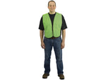 Protective Industrial Products High Visibility Sleeveless Safety Vest, Lime Yellow, One Size, 50/Pack (300-0800-LYX)