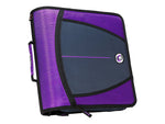 Case It Mighty Zip Tab 3" 3-Ring Zipper Binders, Purple (D-146 PUR)