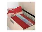 Smead Pressboard Classification Folders w/SafeSHIELD Fasteners, Legal Size, 3 Dividers, Red, 10/Box (19095)