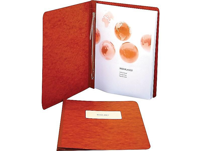 ACCO 2-Prong Report Cover, Letter Size, Red (A7025978)