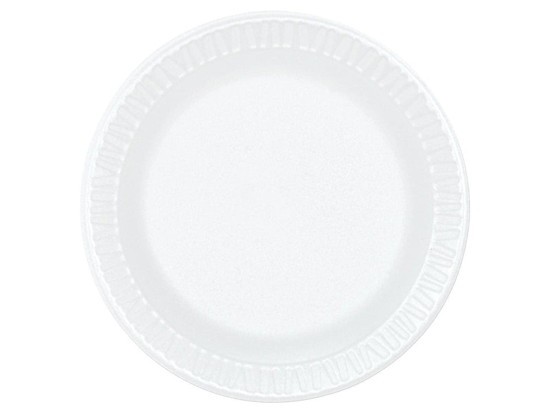 Dart Concorde Foam Plates, White, 1000/Carton (6PWCR)