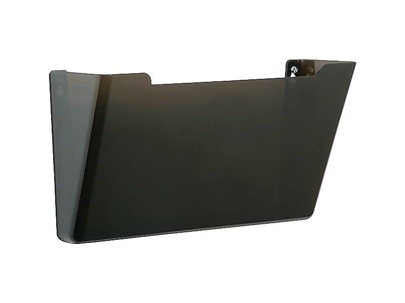 AbilityOne Plastic Mountable Wall File, Letter Size, Smoke (NSN5827279)