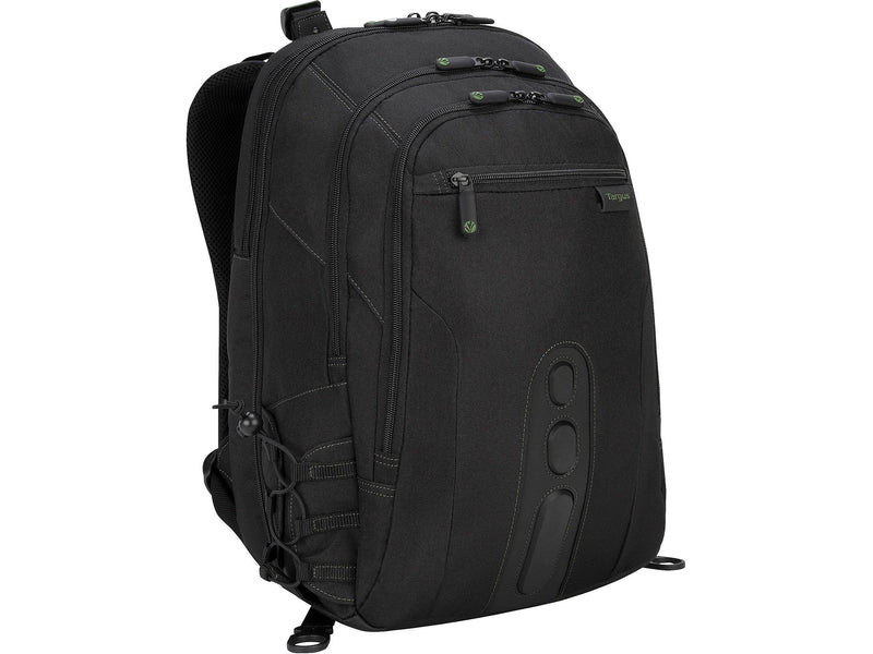Targus Spruce EcoSmart Backpack, Black/Green (TBB013US)