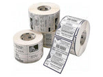 Zebra Z-Select 4000D Thermal Transfer Barcode Labels, 1" x 2", White, 9,360 Labels/Pack (10010039)