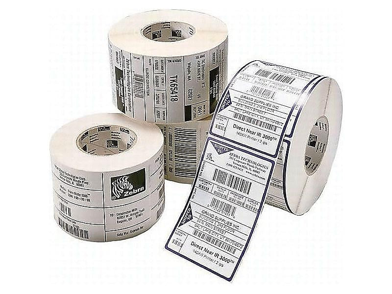 Zebra Z-Select 4000D Thermal Transfer Barcode Labels, 1" x 2", White, 9,360 Labels/Pack (10010039)