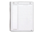 TOPS JEN Subject Notebooks, 6.75" x 8.5", Cornell, 84 Sheets, Black (63827)