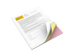 Xerox Revolution Premium Digital Carbonless Paper, 8.5" x 11", White/Pink/Canary, 500/Ream (3R12424)