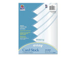 Array 65 lb. Cardstock Paper, 8.5" x 11", White, 100 Sheets/Pack (101188)