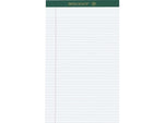 AbilityOne SkilCraft Notepad, 8.5" x 11.75", Wide Ruled, White, 50 Sheets/Pad (7530-01-516-9627)