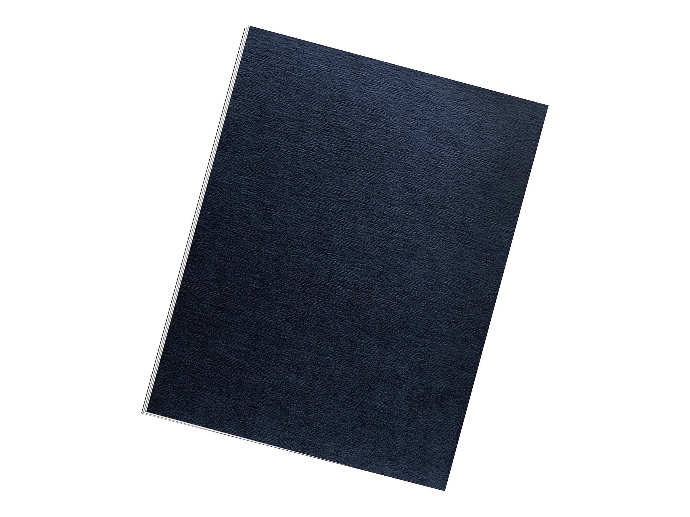 Fellowes Expressions Presentation Covers, Letter Size, Navy, 200/Pack (52098)