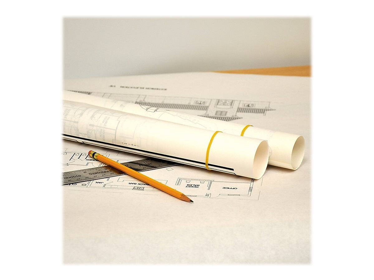 Alliance Pale Crepe Gold Multi-Purpose #32 Rubber Bands, 3" x 1/8", Golden Crepe, 1100/Box (20325)
