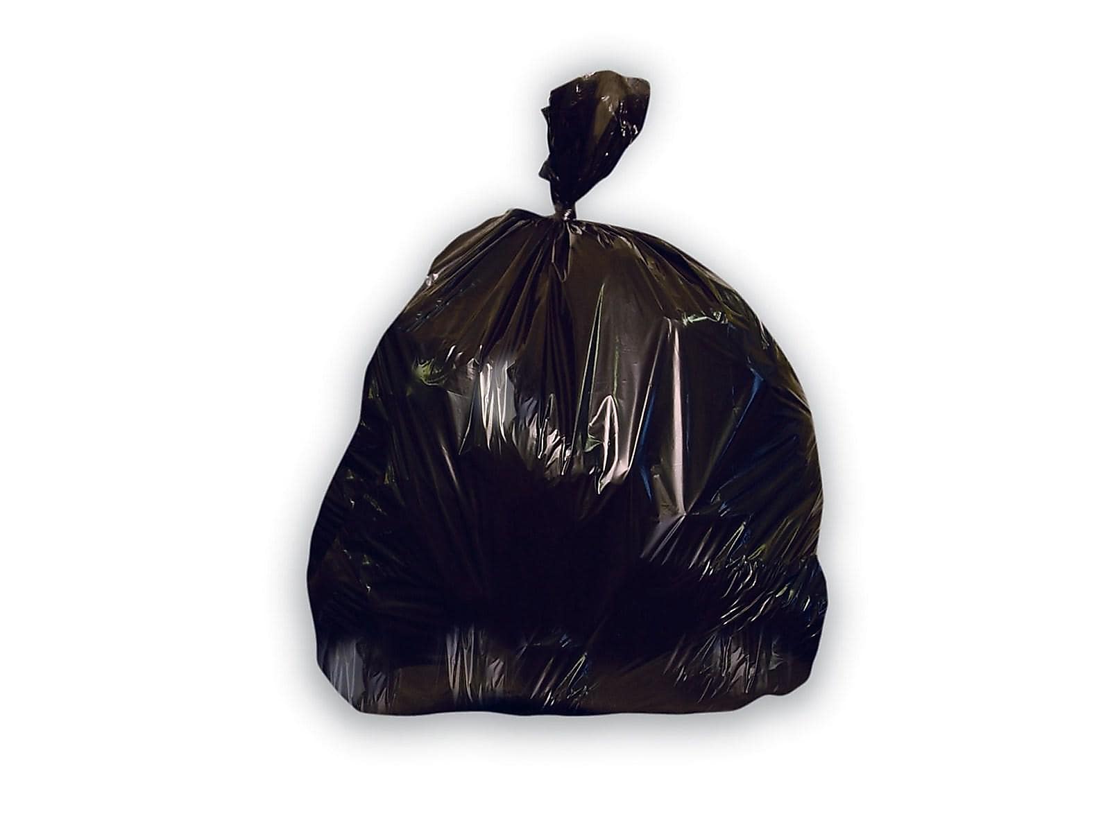 Heritage 60 Gallon Industrial Trash Bag, 38" x 58", Low Density, 2.5 Mil, Black, 50 Bags/Box (H7658XK X04)