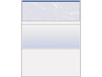 Paris DocuGard Standard 8.5" x 11" Business Security Check On Top, 24 lbs., Blue, 500 Sheets/Ream (PRB04501)