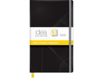 TOPS Oxford Idea Collective Hardcover Journal, 5" x 8.25", Wide Ruled, Black, 240 Pages (56872)