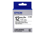 Epson LabelWorks LK-4WBN Label Maker Tape, 0.47"W, Black On White