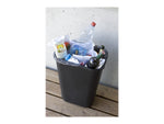 Rubbermaid Plastic Trash Can, 7 Gallon, Black (295600BK)