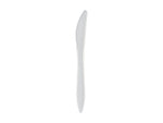 Berkley Square Individually Wrapped Polypropylene Knives, Medium-Weight, White, 1000/Carton (PKMS)