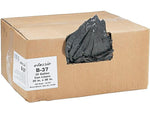 Berry Global Classic 30 Gallon Industrial Trash Bag, 30" x 36", Low Density, 0.6 mil, Black, 250 Bags/Box (WEBB37-790162)