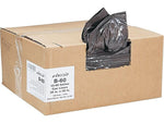 Berry Global Classic 60 Gallon Industrial Trash Bag, 38" x 58", Low Density, 0.9mil, Black, 100 Bags/Box (WEBB60-790196)