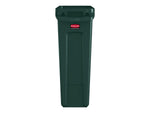 Rubbermaid Slim Jim Plastic Indoor Recycling Bin, 23 Gallon, Green (FG354007GRN)