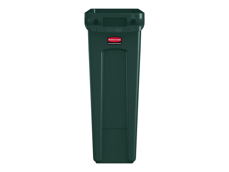 Rubbermaid Slim Jim Plastic Indoor Recycling Bin, 23 Gallon, Green (FG354007GRN)