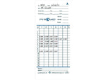 Pyramid Time Cards for 2600, 2650, 2650Pro, 6200 and 6400 Time Clocks, 100/Pack (42415)