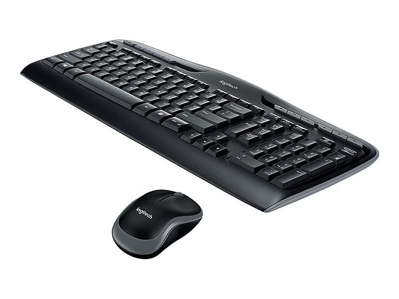 Logitech Desktop MK320 Wireless Keyboard & Mouse, Black (920-002836)