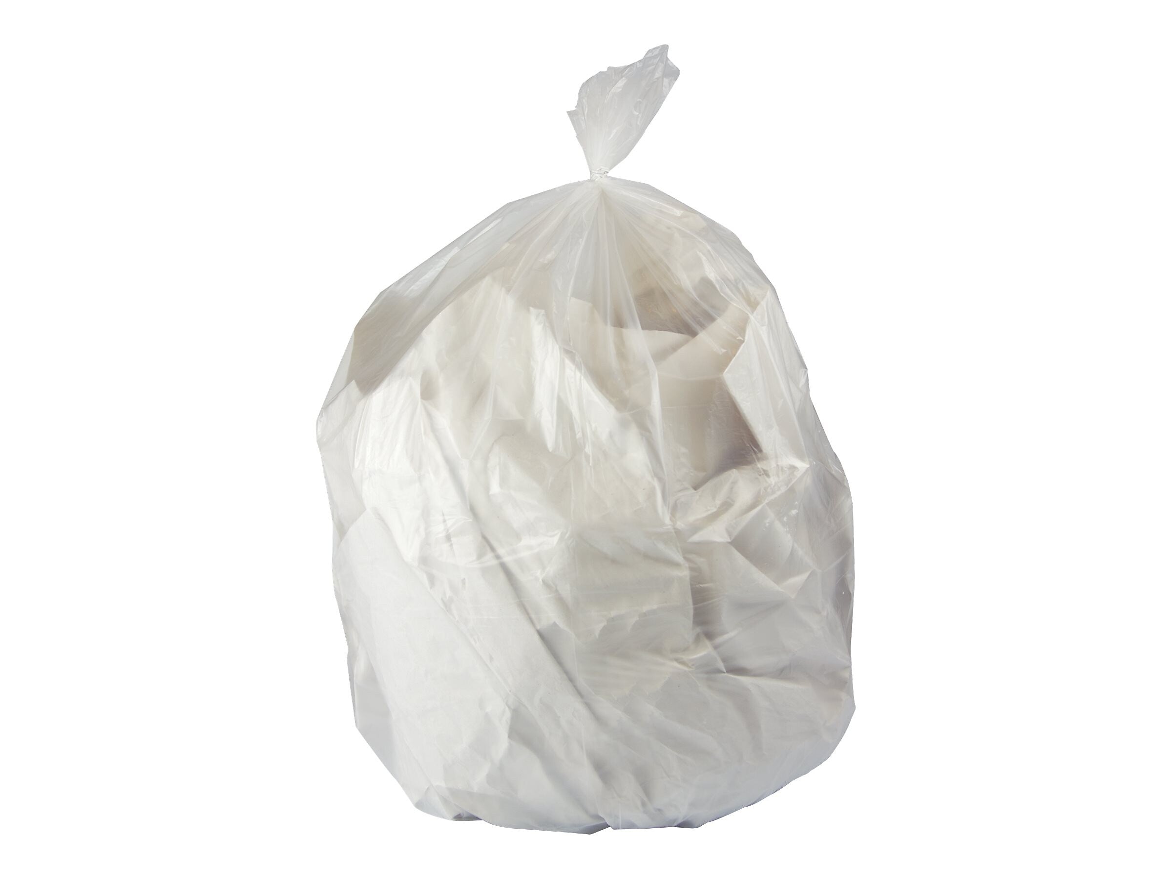 Heritage AccuFit 55 Gallon Industrial Trash Bag, 40" x 53", Low Density, 0.9 Mil, Clear, 50 Bags/Box (H8053TC RC1)