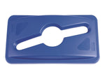 Rubbermaid Slim Jim Indoor Lid, Blue Plastic, 23 Gallon (1788372)