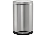 simplehuman Indoor Step Trash Can, Brushed Stainless Steel, 2.6 Gal. (CW1833)