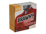 Brawny Professional Heavy Duty Durable Fibers Cleaning Wipers, 9.1", White, 100 Wipers/Box, 5/Carton (25070)