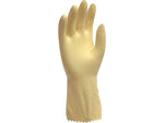 Ambitex Pro L6500 Series Flock Lined Latex Gloves, Yellow, Large, 12 Pairs (LLG6500)