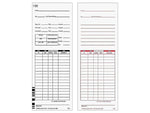Lathem Time Cards for 7000E and 7500E Time Clocks, 100/Pack (E79-100)