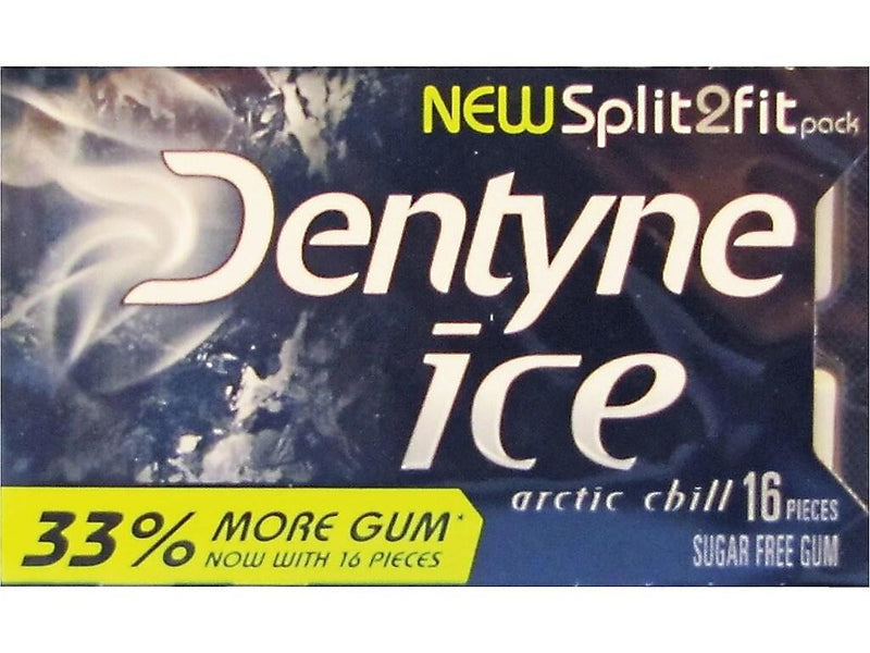 Dentyne Ice Sugar Free Arctic Chill Gum, 9 Packs/Box (VAM05109)