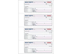Adams 2-Part Carbonless Receipts, 2.75"L x 7.13"W, 200 Sets/Book (DC1182)