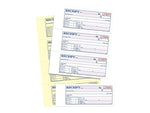 Adams 2-Part Carbonless Receipts, 2.75"L x 7.13"W, 200 Sets/Book (DC1182)
