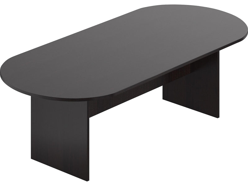 Offices To Go Superior Laminate Racetrack Conference Table, 29.5"H x 95"L x 44"D, Espresso (SL9544RS-AEL)
