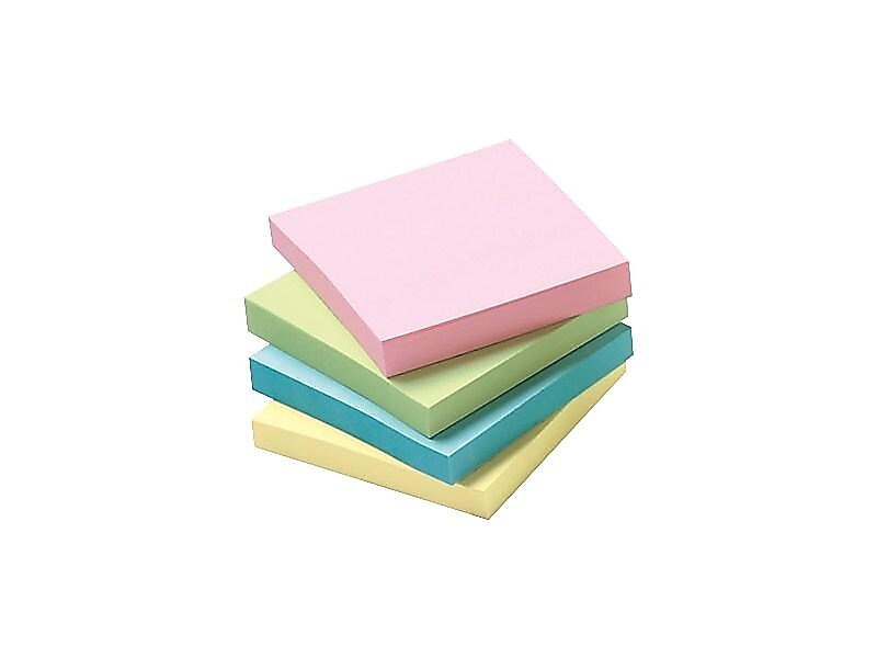 Highland Notes, 3" x 3", Assorted Collection, 100 Sheet/Pad, 12 Pads/Pack (6549A)