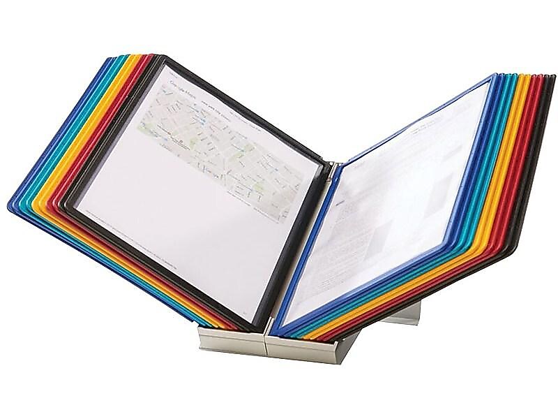 Durable VARIO Desk System 20 Document Holder, 8.5" x 11", Assorted Plastic (536100)
