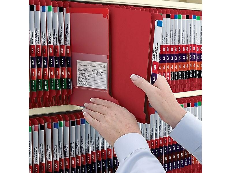 Smead SafeSHIELD 50% Recycled Heavy Duty Classification Folder, 2-Dividers, 2" Expansion, Legal Size, Bright Red, 10/Box